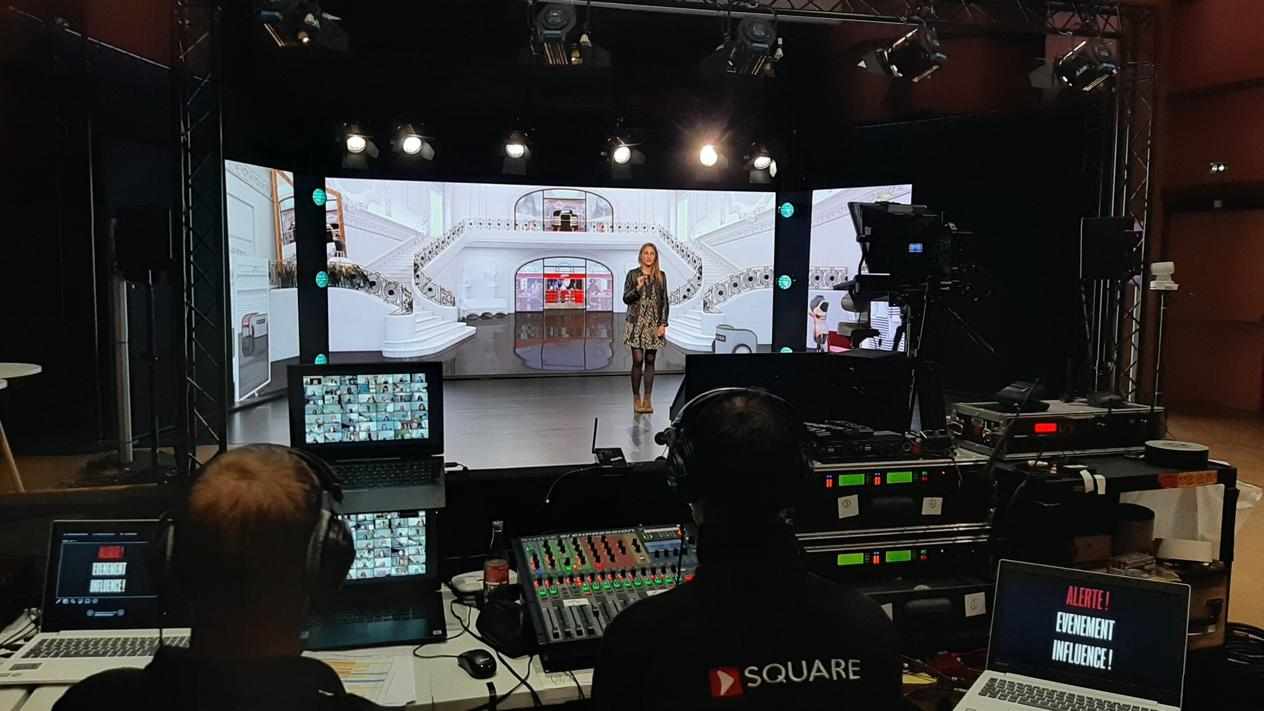 Création de Studios pour Événements Digitaux Square event