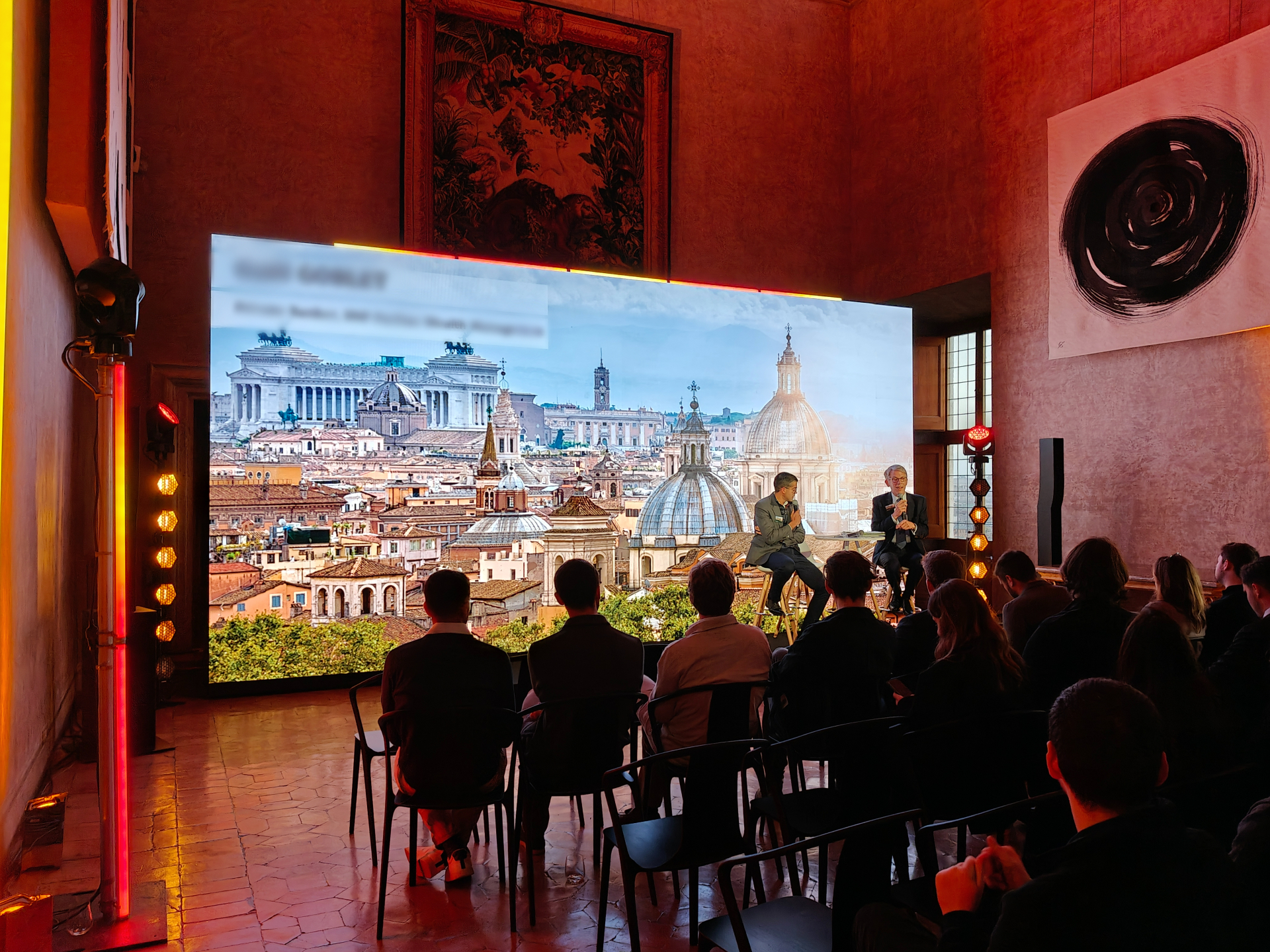 événement à la villa Médicis à Rome square event